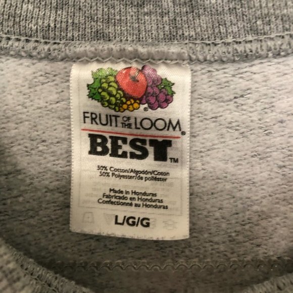 University of Lubec Maine Funny Sweatshirt Crewneck Grey Large - Picture 2 of 5